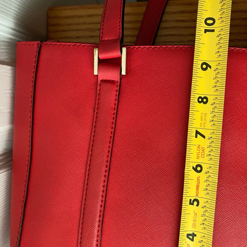 kate‎ spade Newbury Lane Briar Red Saffiano Leather Tote Bag